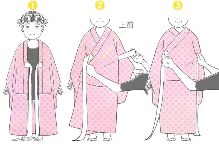 【イラストで解説】子どもの浴衣着付けと帯結びが初めてでも簡単にできる方法