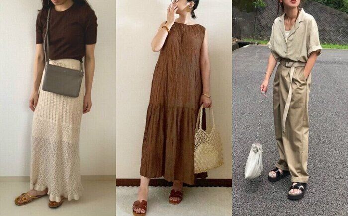 GU・ユニクロをプラスしてつくる40代におすすめのベージュ・ブラウンコーデ特集