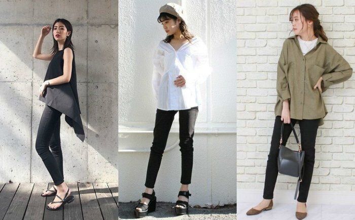 40代におすすめの黒スキニーコーデ44選|1年中使えるアイテムを楽しもう