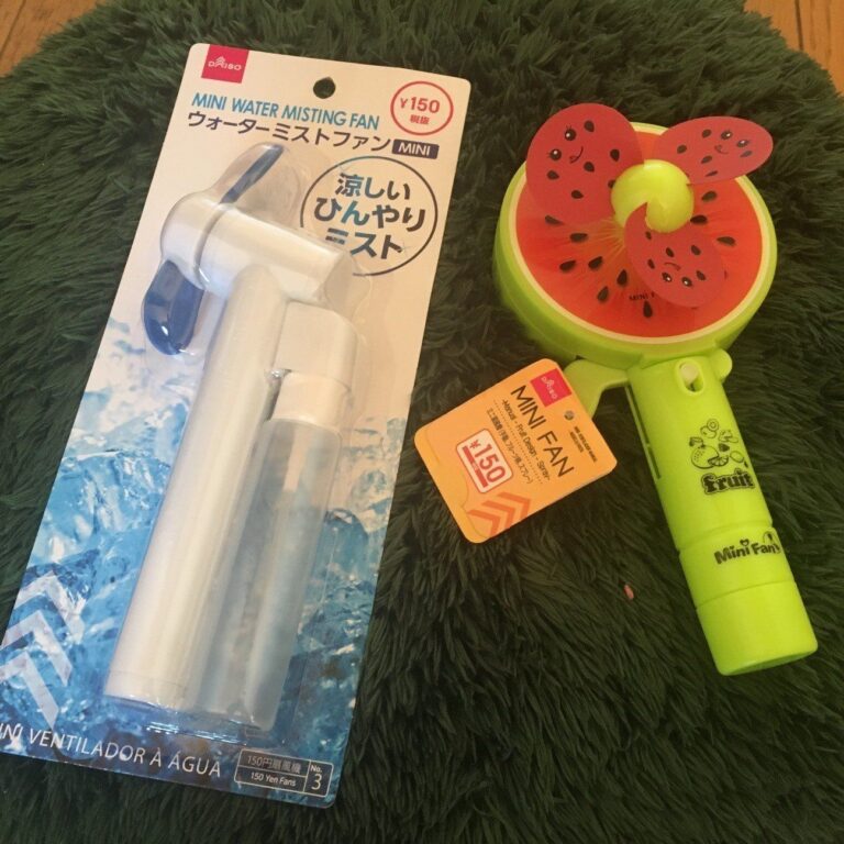 暑い夏の必需品に!?ダイソー製の携帯扇風機レビュー