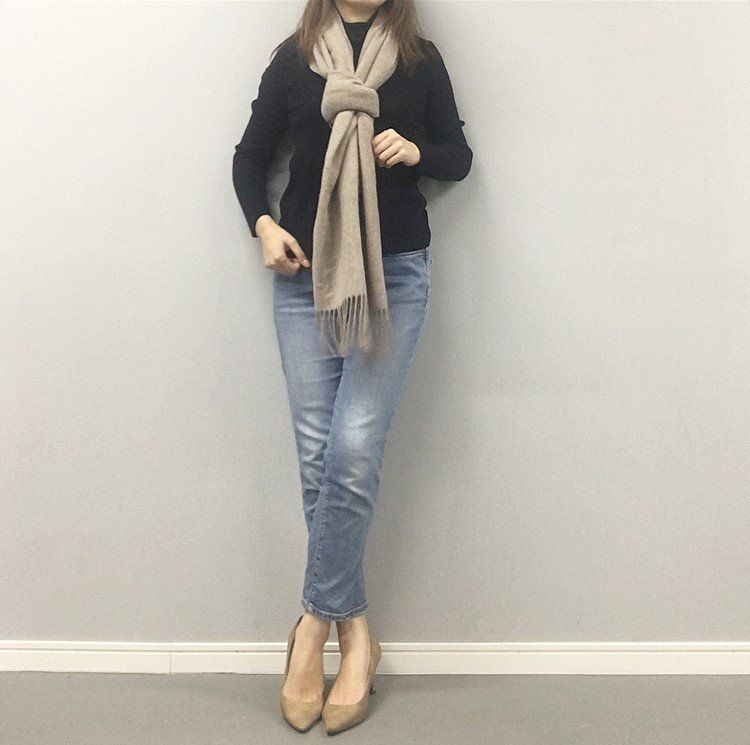 冬ファッションに合うストールの巻き方3パターン