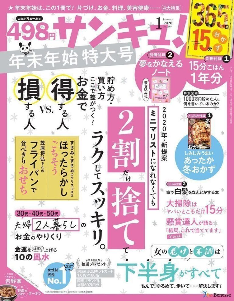 サンキュ！1月号に掲載されたSTYLEライター一覧