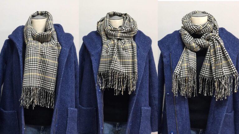 結ぶ前の折り方だけで印象が変化！ストールアレンジ3パターン