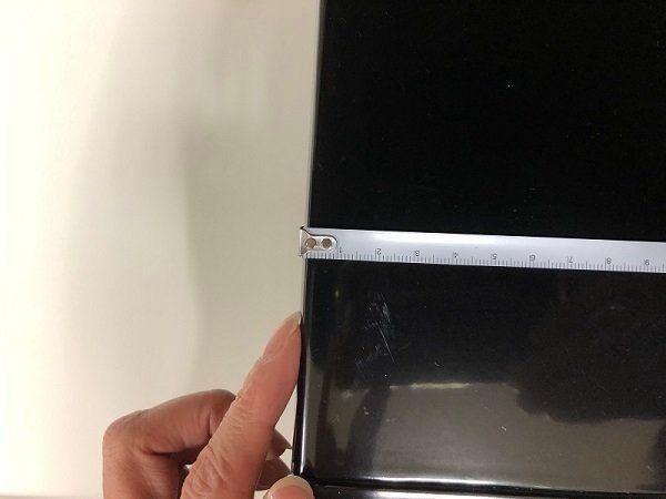 無印良品の「書き込めるメジャー」は一人でもラクラク