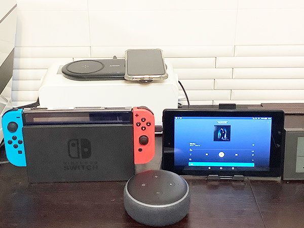 100均キッチン用品で！ケーブルをスッキリ整理