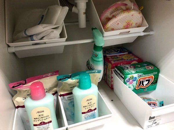 洗面台下キャビネット完成