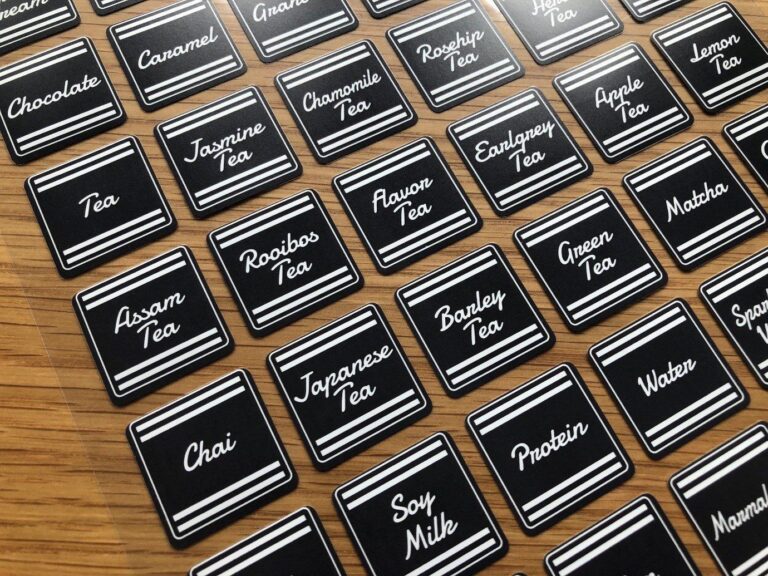 絶対買い！セリアの「キッチン インデックスシール」がとってもおしゃれで実用的