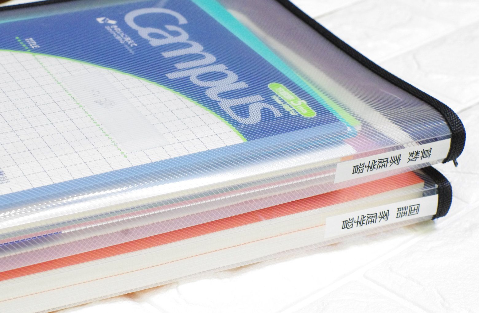 【ニトリのボックス×100均ファイル】リビング学習の教科書収納