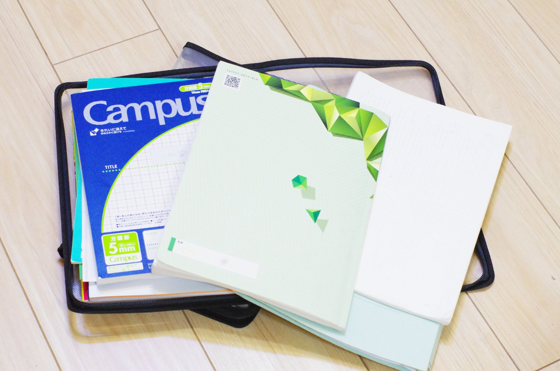 【ニトリのボックス×100均ファイル】リビング学習の教科書収納