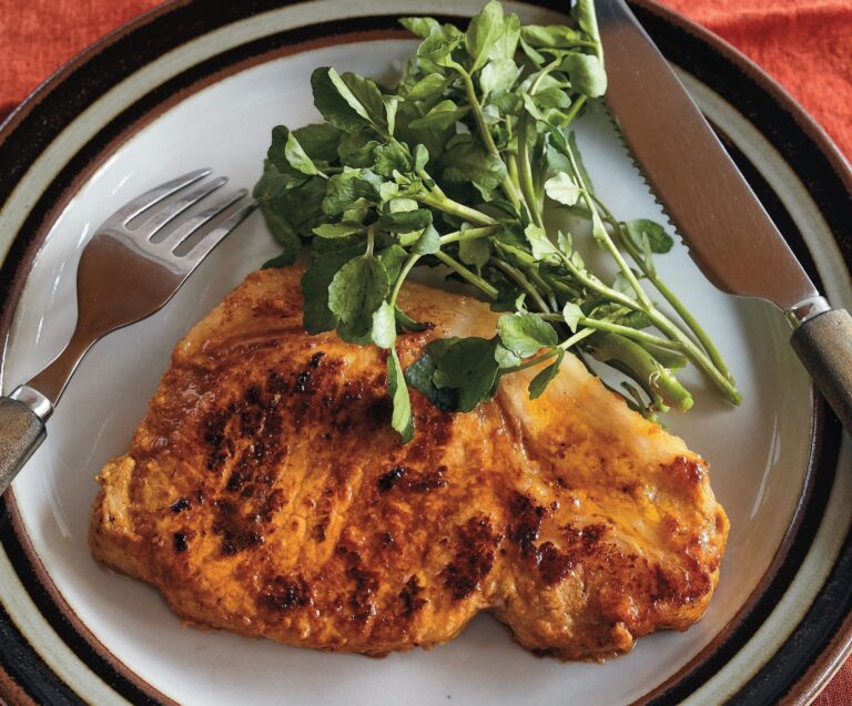 ヨーグルトとはちみつで、肉がしっとりジューシー♪タンドリーポーク