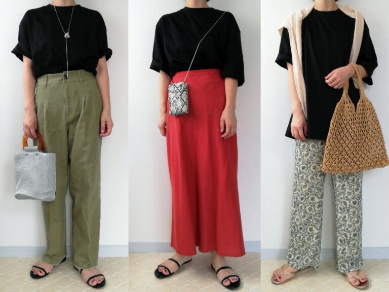 SNSで超人気！ユニクロ「メンズT」アラフォー女子はどう着こなす？