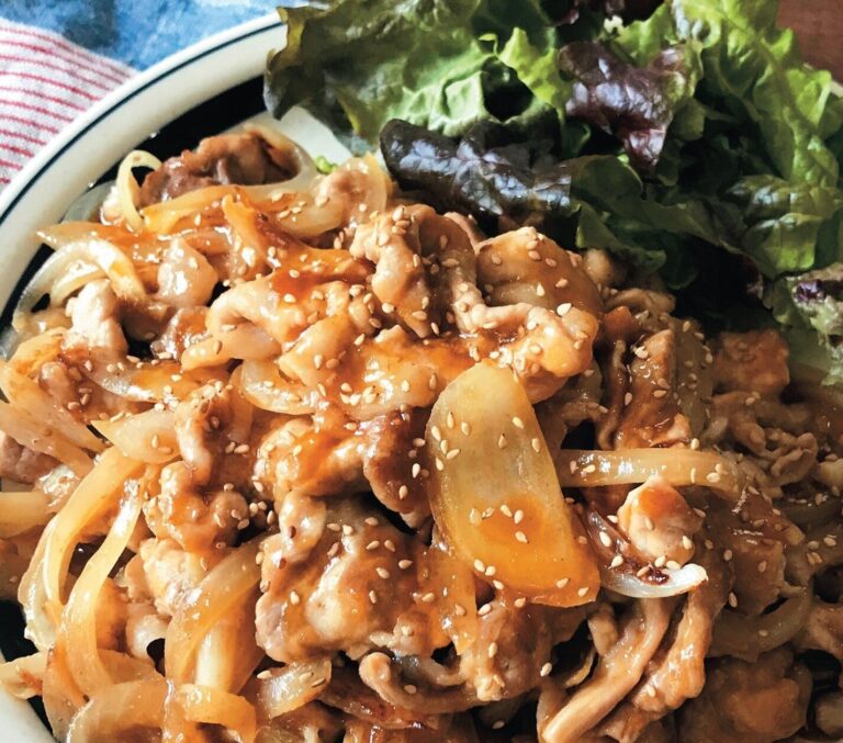たっぷり生しょうがでお店級の味に！豚のたれしょうが焼き