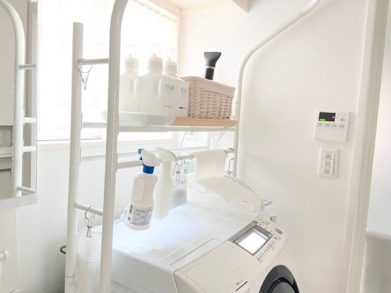 我が家のこだわり！家事を楽ちんにする洗濯機周り収納