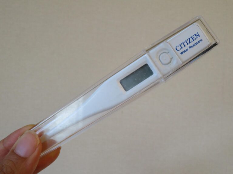 毎朝使う体温計の置き場所は？我が家はここに落ち着きました