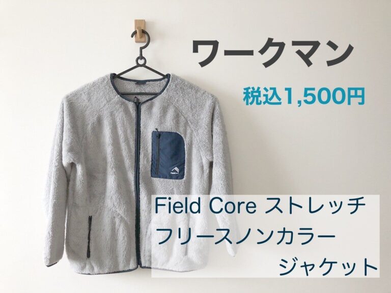 【ワークマン】フリースが、ぬくぬくでデザインコスパ共に最高なんです