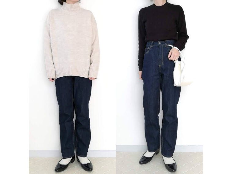 40代「ハイウエストデニム」がおば見えしないコーデ術が知りたい！OK＆NGコーデを解説