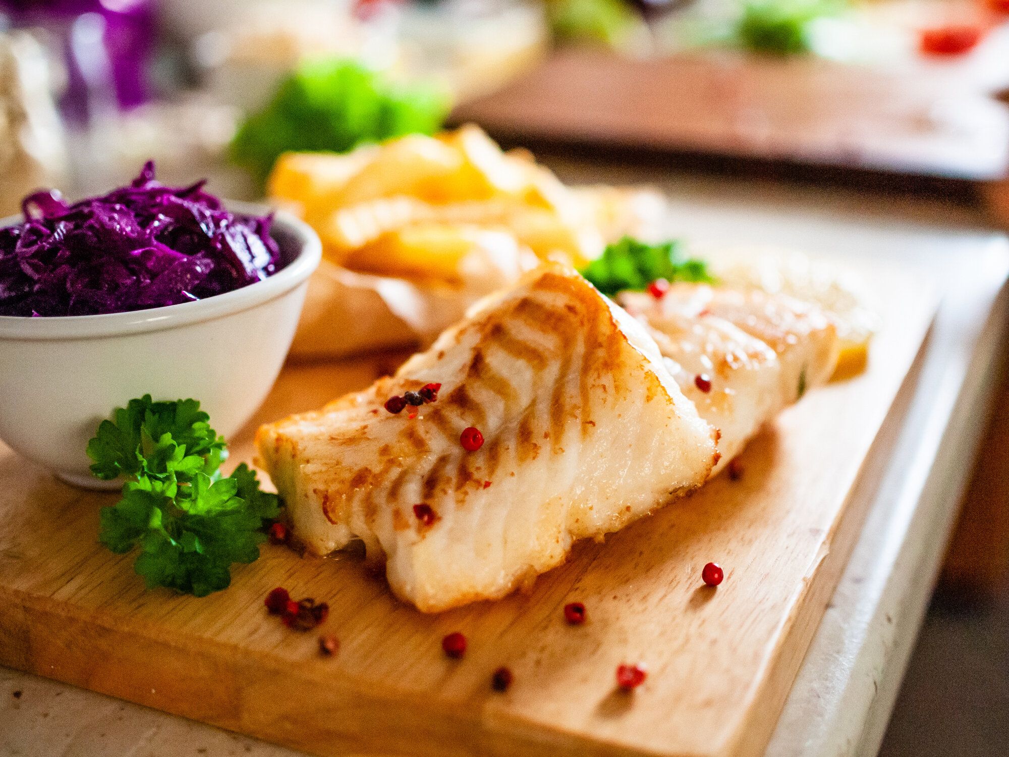 フライドポテトと野菜のフライドポテト