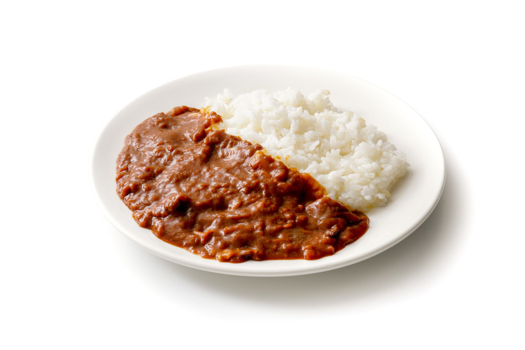 林米。ハッシュビーフのご飯。