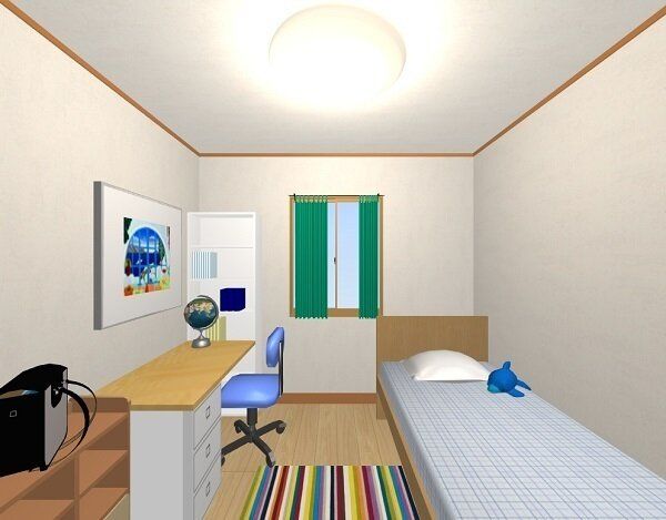 自然と片づく子ども部屋に