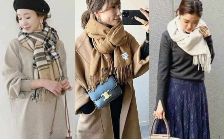 一歩間違えるとイタイおば巻き！おば見えしないストールの色＆巻き方5選を紹介！