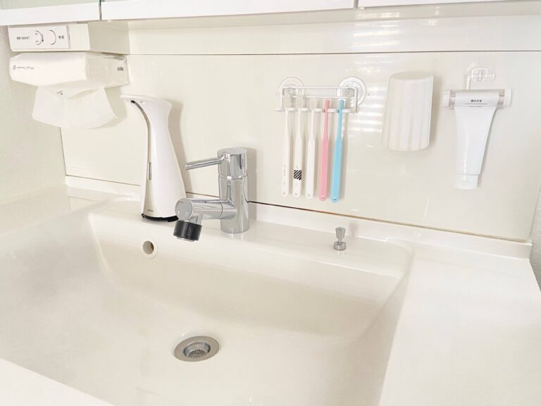 かかる時間はたった30秒で毎日が気持ちいい！洗面所の綺麗キープ術