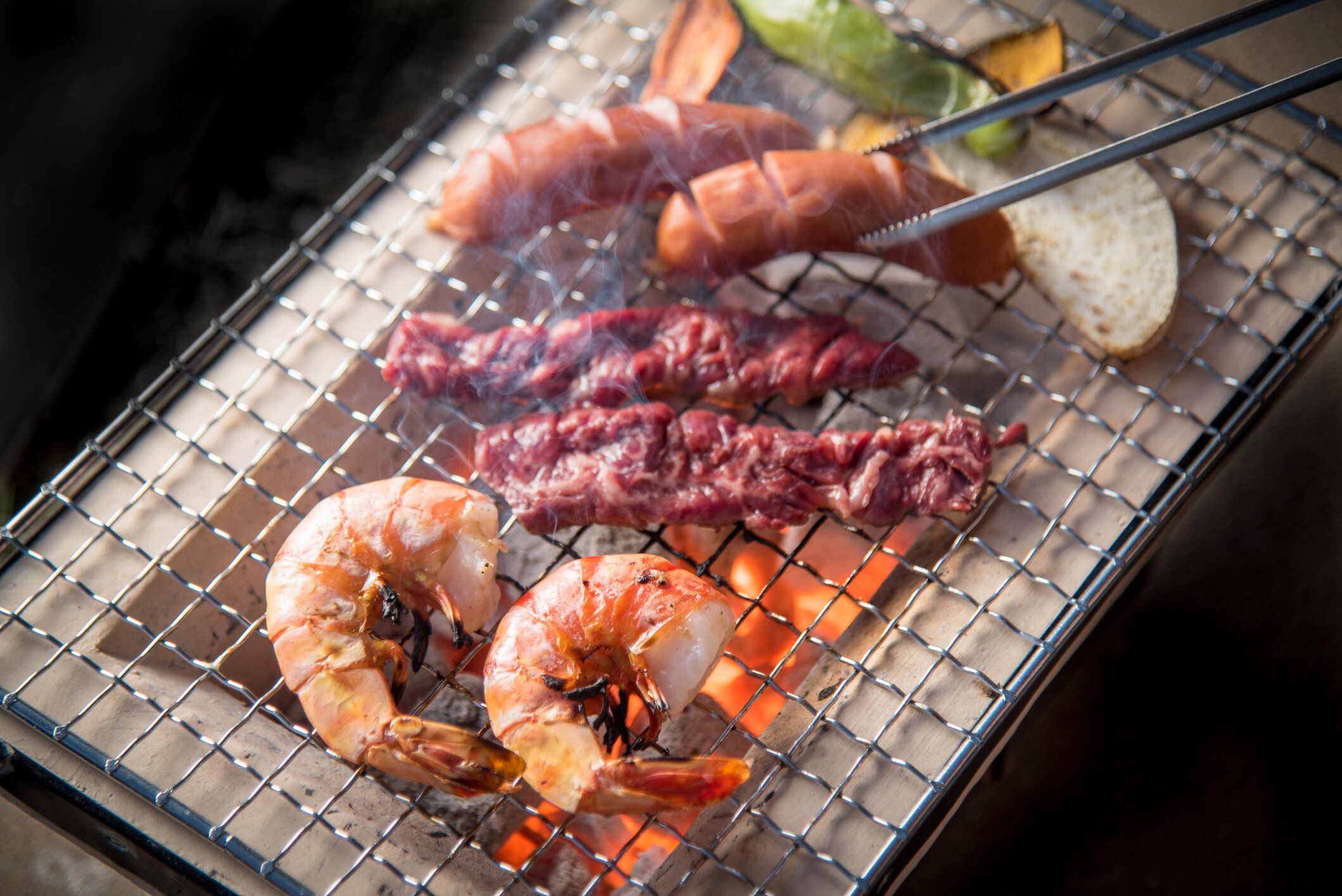 ハラミ、焼肉、焼肉のスカートを