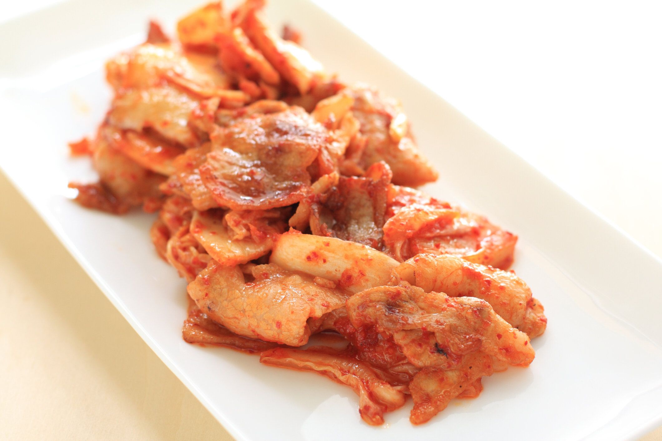 韓国料理、キムチや豚肉の炒め