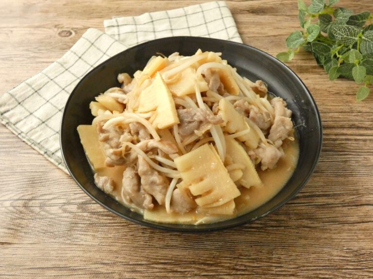 今が旬の”筍”レシピ！豚こま肉とタケノコのボリュームたっぷり味噌炒めはおかわりが止まらないおいしさ！