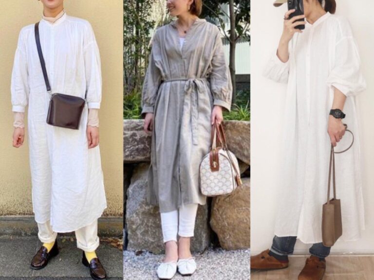 【GU】リラックススタイルがかわいい！リネンブレンドバンドワンピースお手本コーデ5選