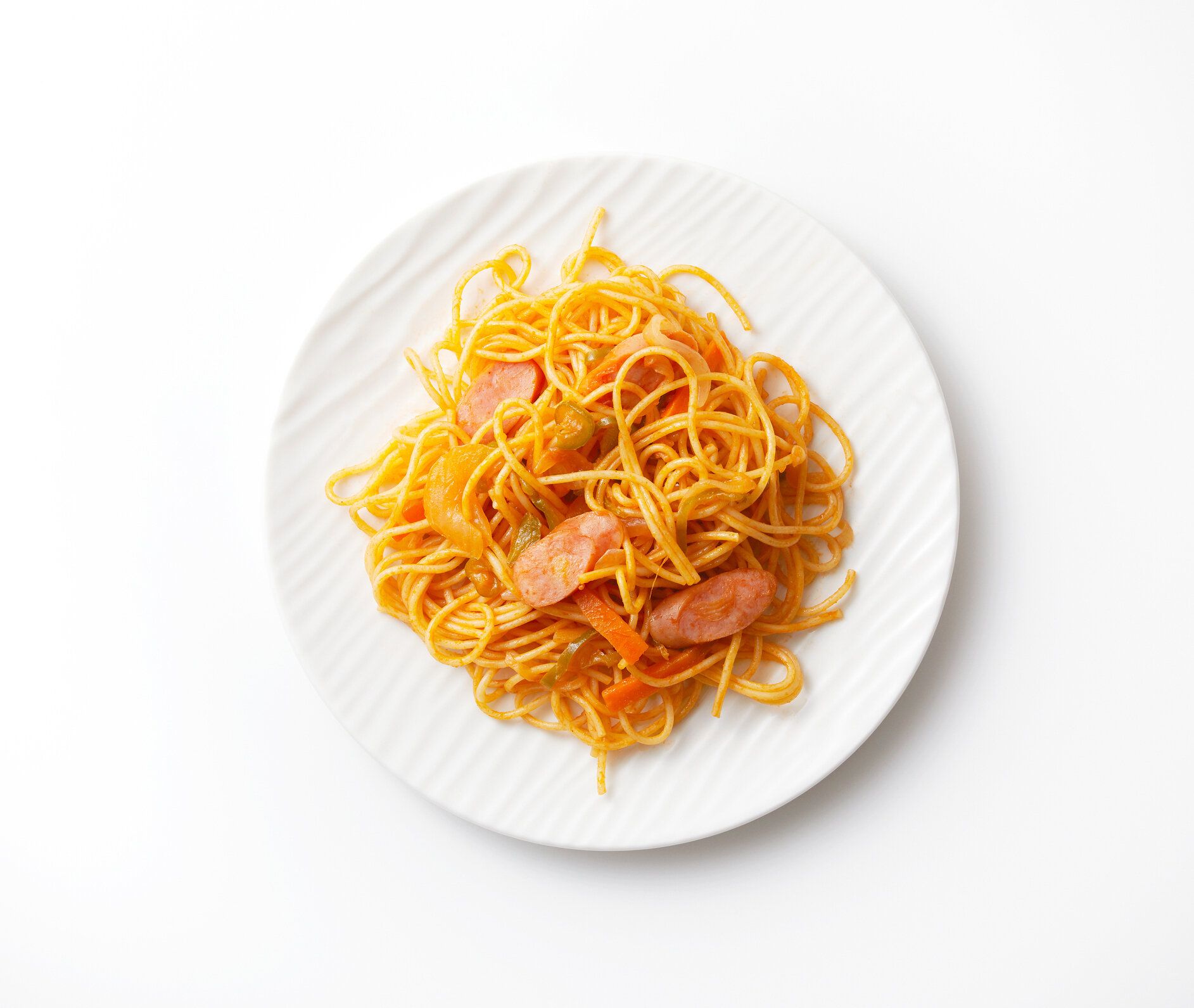 パスタ、トップ ビュー