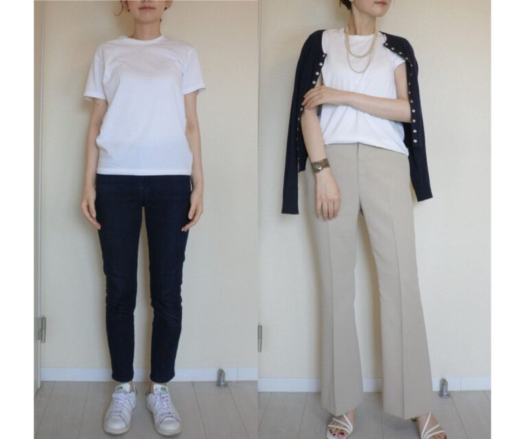 そのまま着ると「体操着」になっちゃう!?40代の白Tシャツの老けみえ防止術