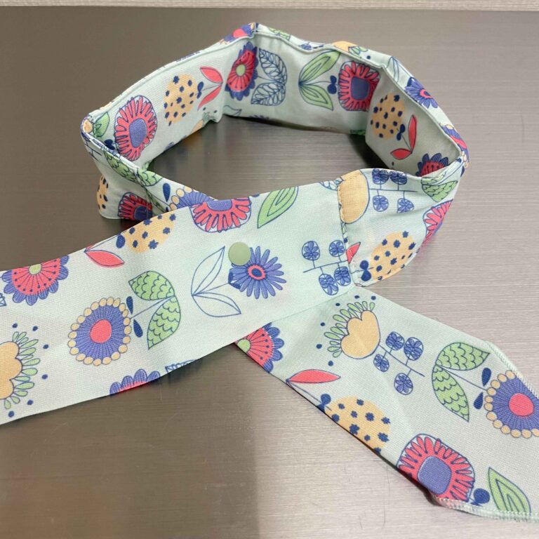 【子どもの熱中症対策】保冷剤入りネッククーラーでオシャレに対策