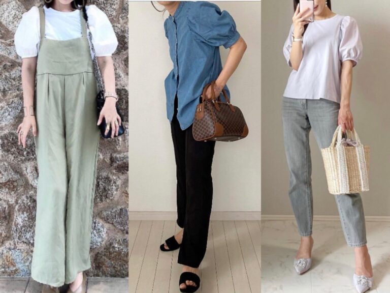 【GU】おしゃれな人は持っている！ボリュームスリーブデザイントップスのお手本コーディネート6選