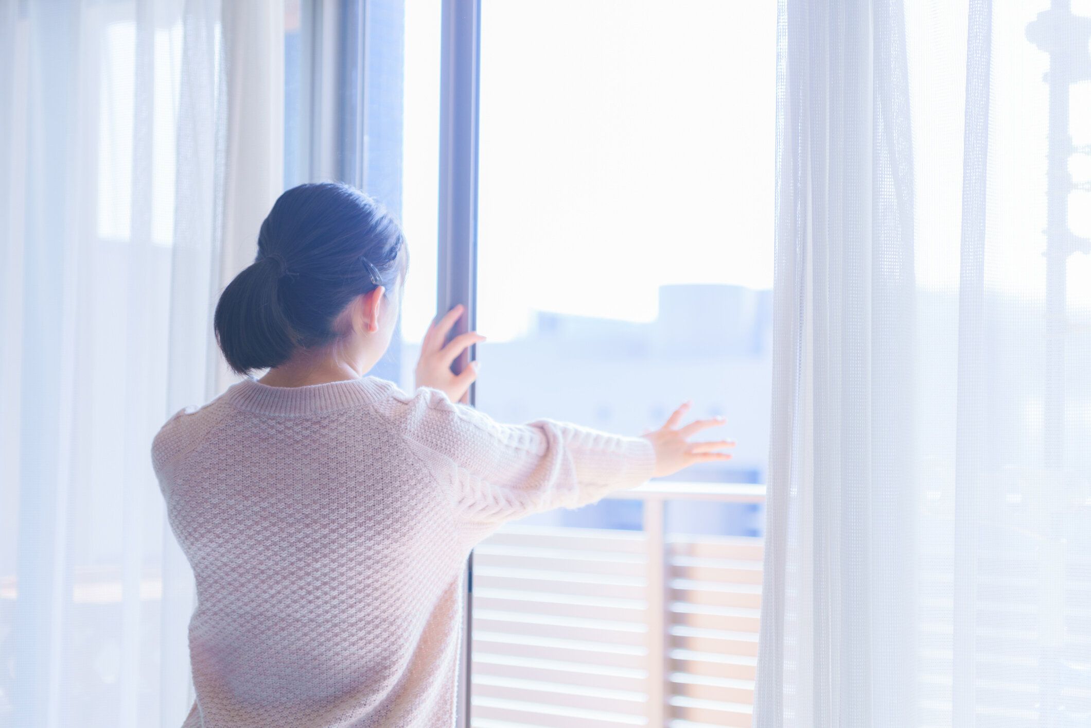 朝日光と早起き