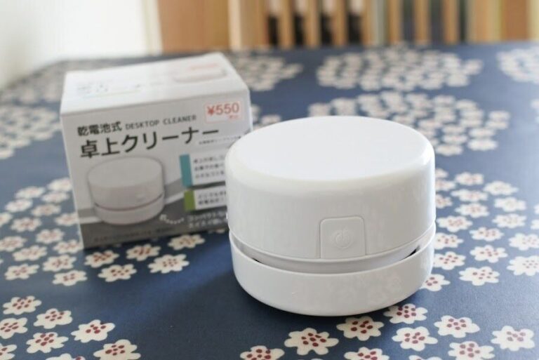 【キャンドゥ】使って大満足！優秀すぎるプチプラ卓上クリーナー