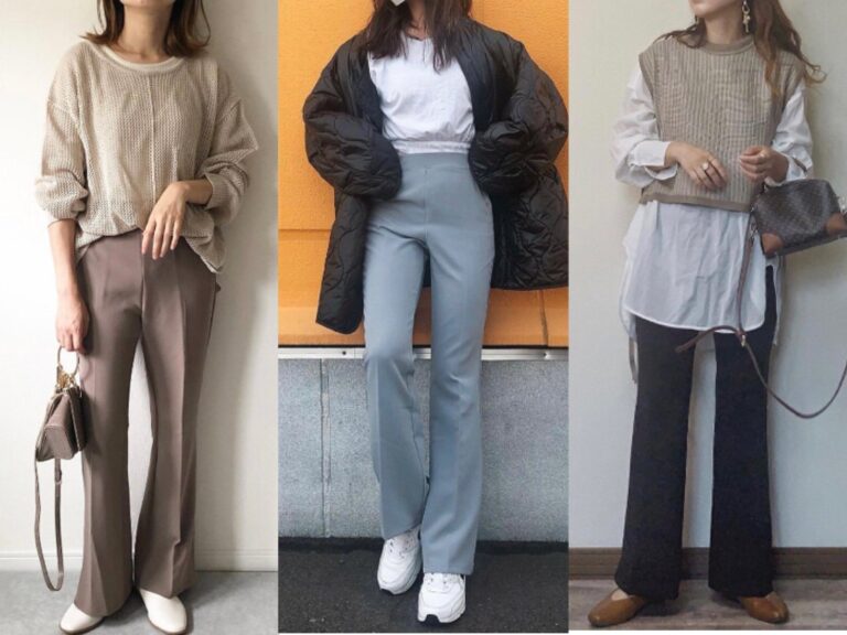 【GU】神パンツ降臨！2WAYストレッチフレアパンツを使ったお手本アラフォーコーデ5選