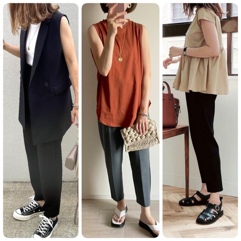 【ユニクロ】「ストレッチダブルフェイスイージーテーパードパンツ」で叶う大人コーデ5選