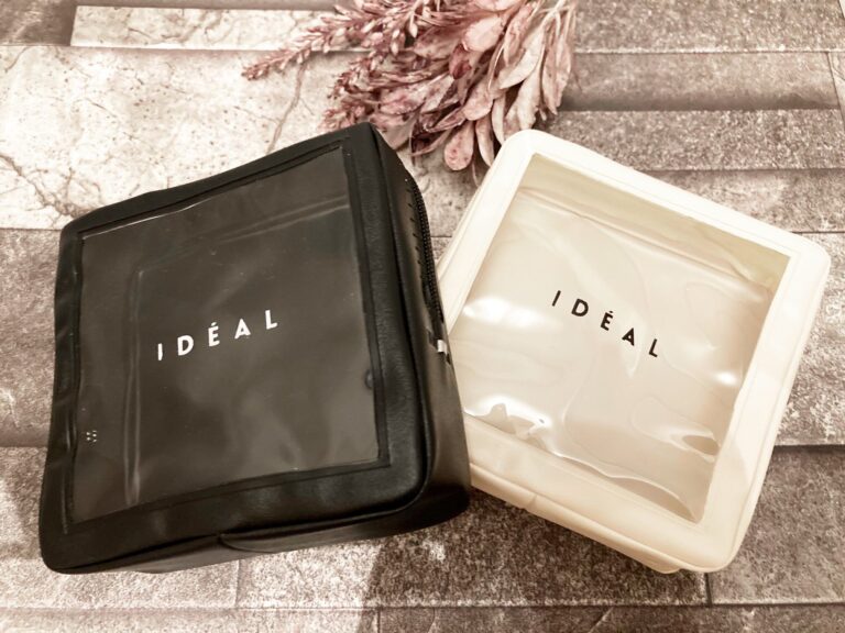 【キャンドゥ】中身が見えるクリア窓付きポーチがオシャレで機能的