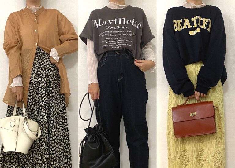 【しまむら】ロンTの代わりに着るだけで一気におしゃれ見え！シアートップス重ね着コーデ3選