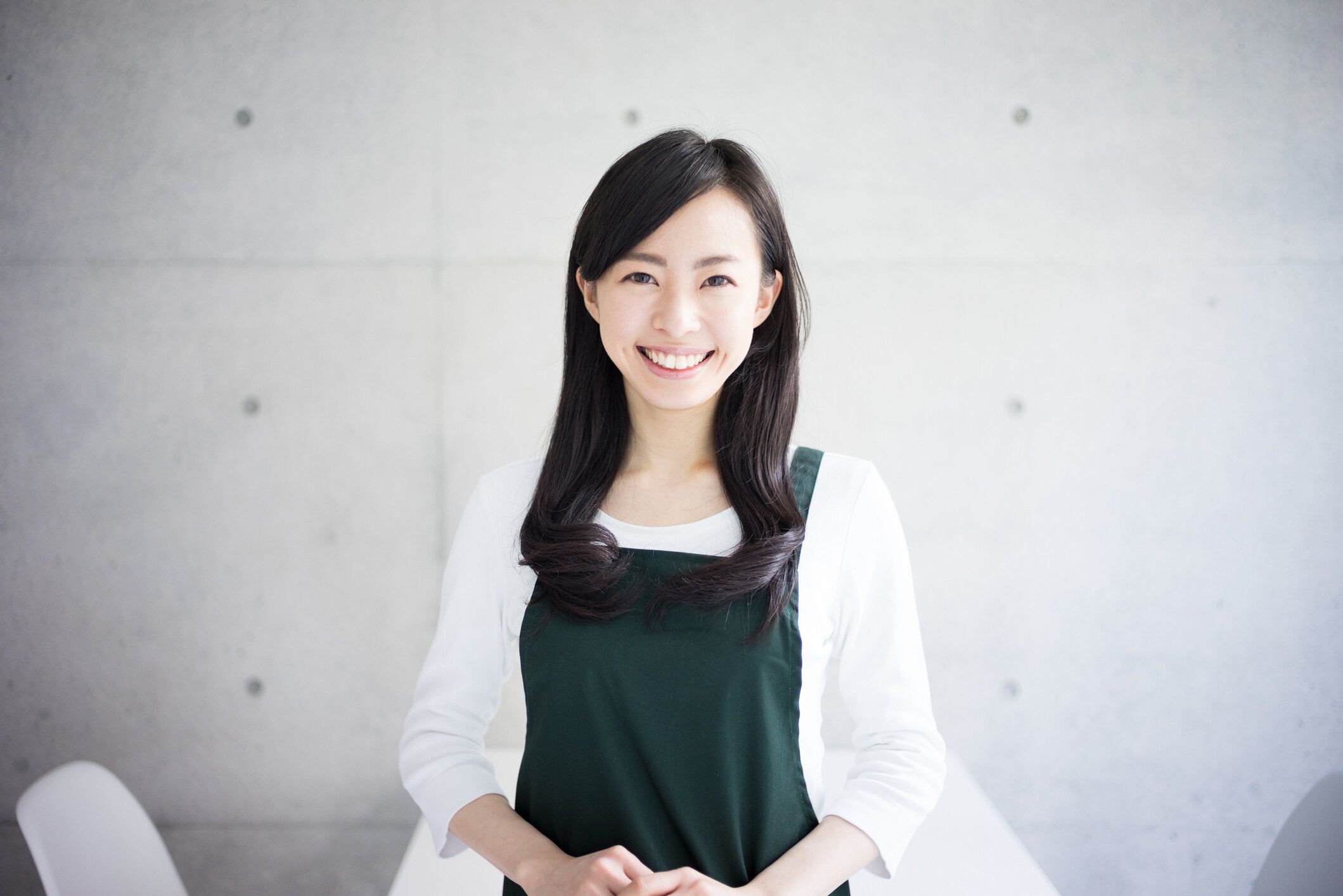 日本女性のポートレート