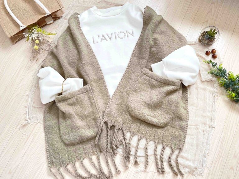 【しまむら】大人気！秋冬ファッションに大活躍のポケット付きストール！