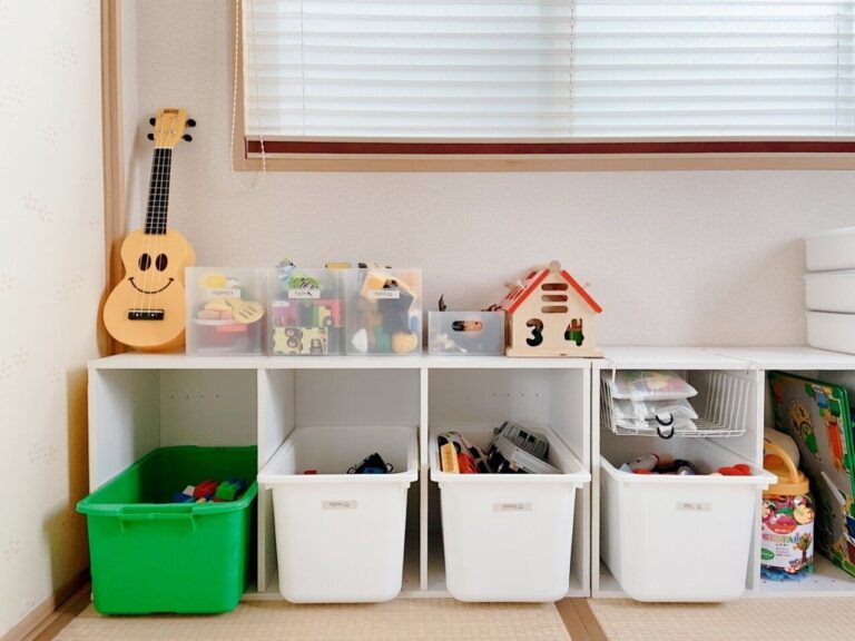 出しっぱなしでOK！子どもに片付けなさいと言わなくてよい収納の仕組み