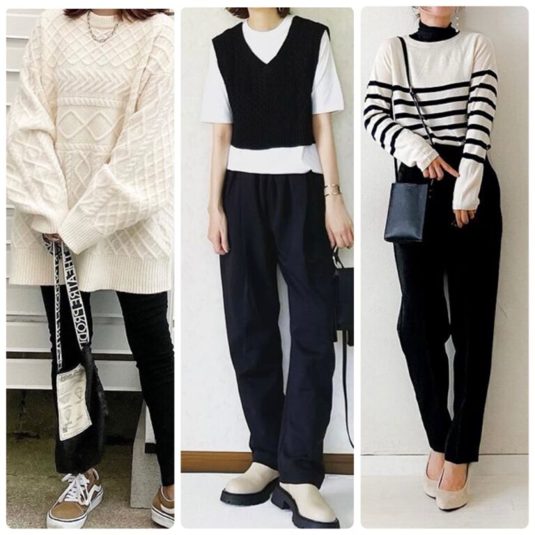 【黒パンツコーデ】もっと華やかに！オンオフ問わず着まわせる大人コーデ