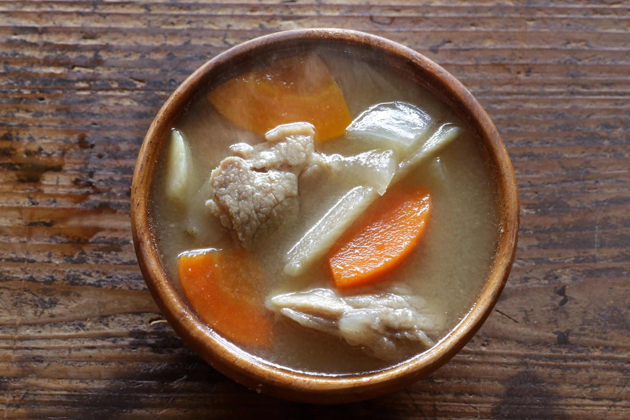 豚肉と野菜の味噌汁