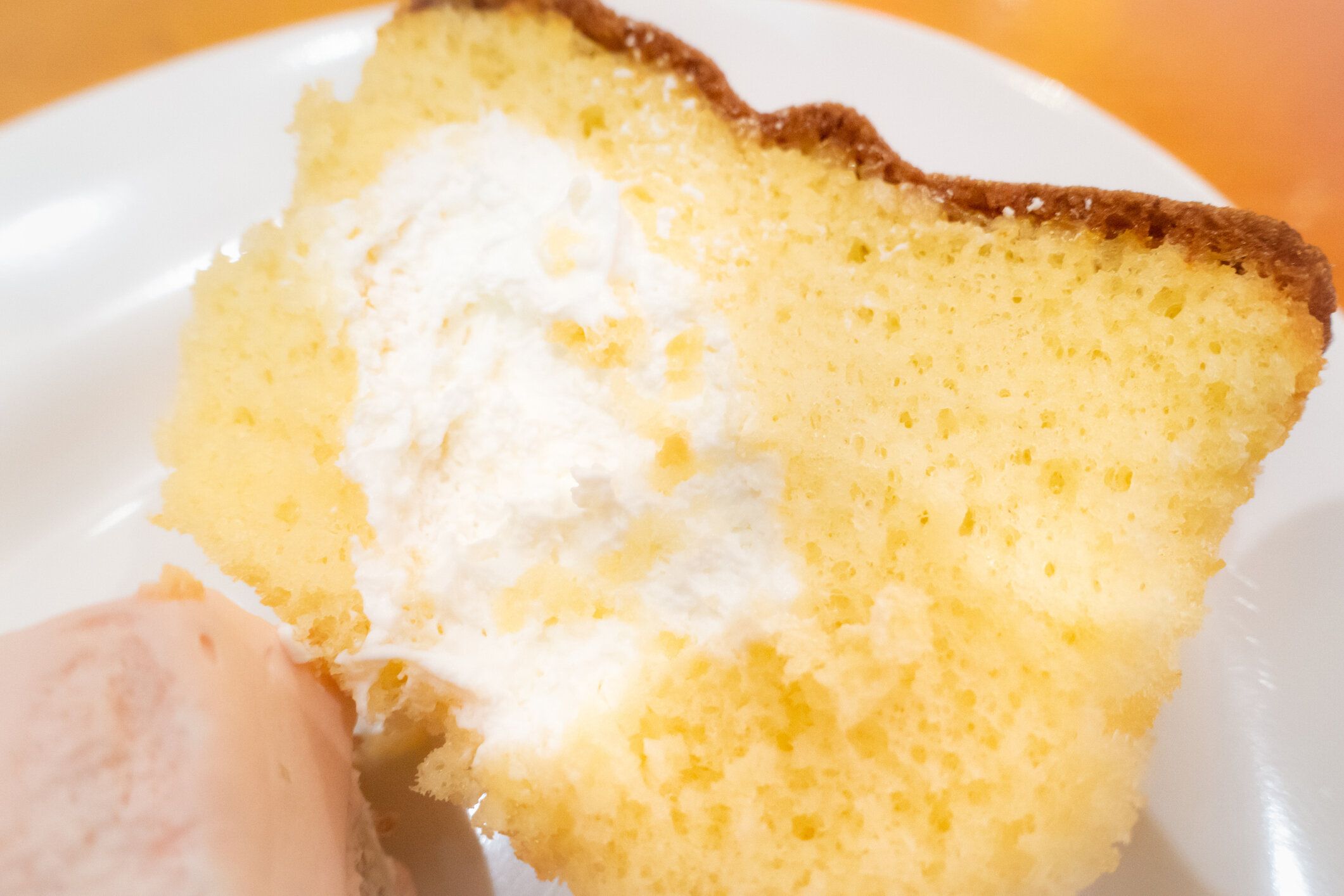 おいしいシフォンケーキの写真