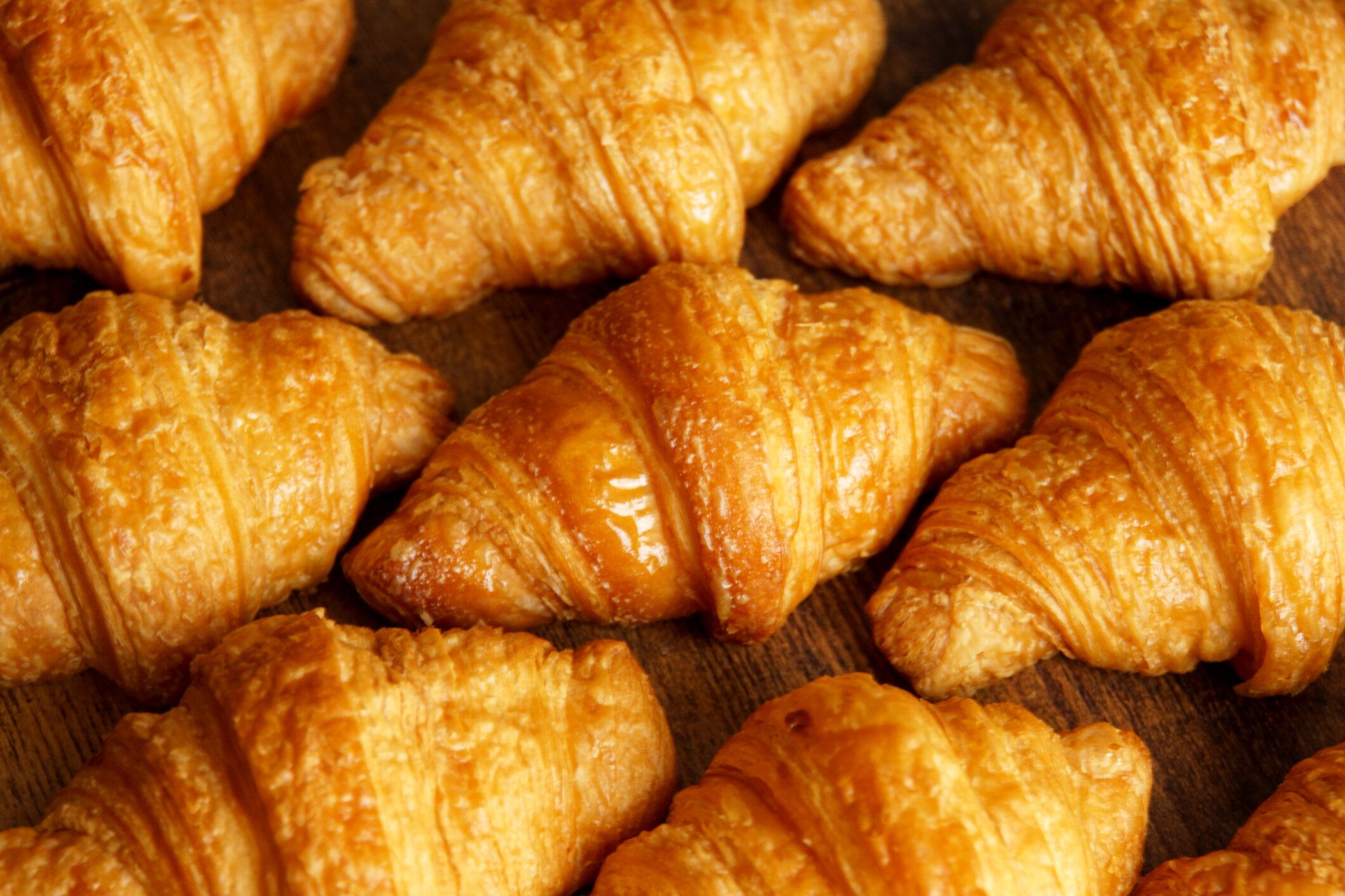 おいしい焼きクロワッサン。