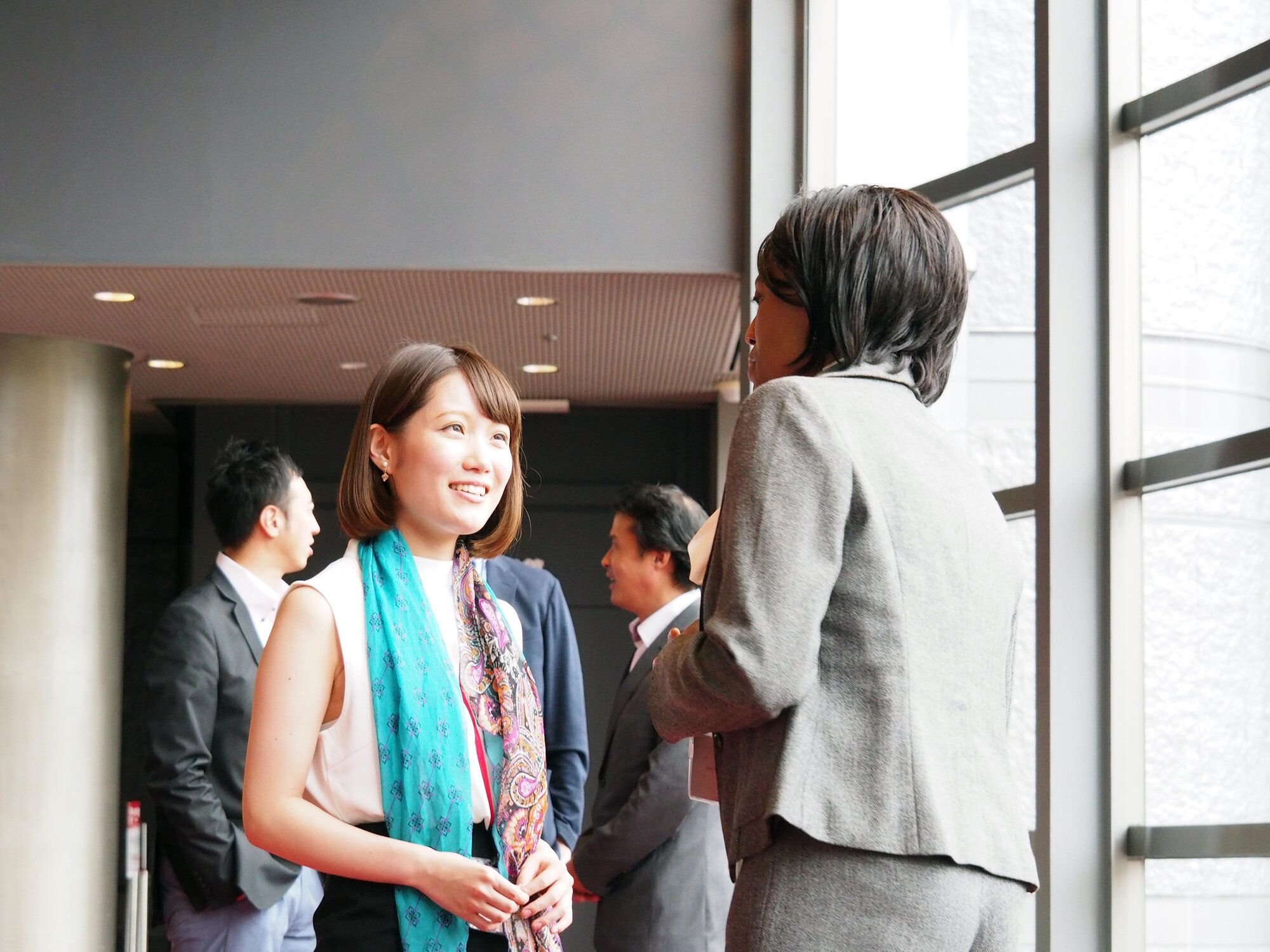 ビジネスミーティングの休憩時間