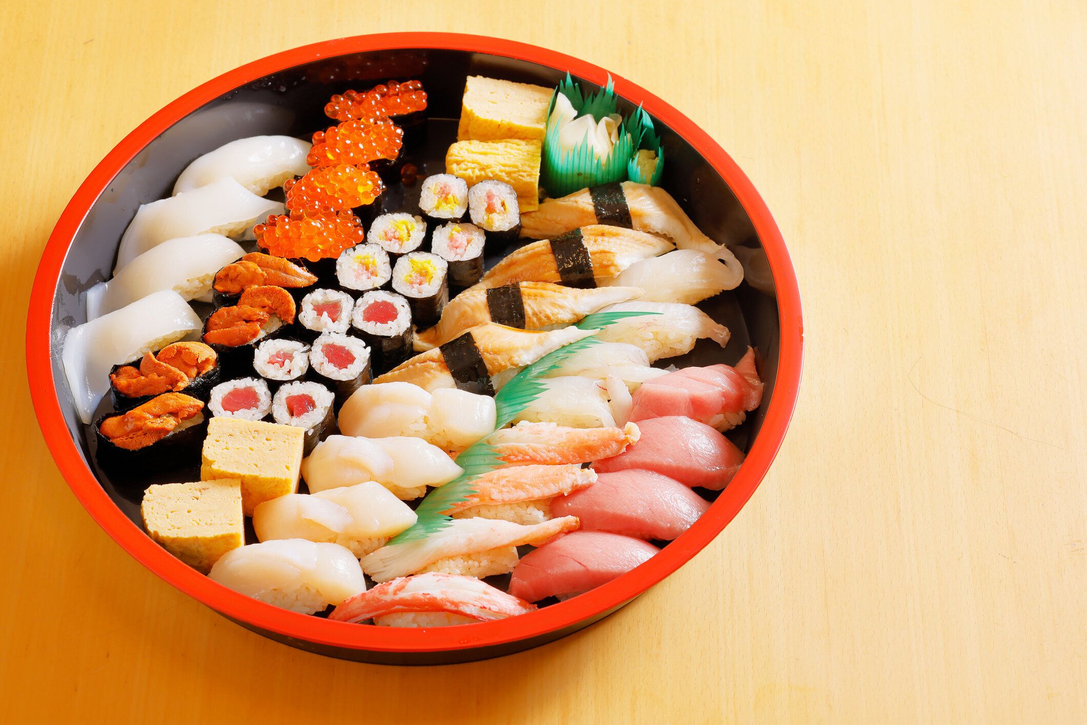 新鮮で美味しい寿司の品揃え