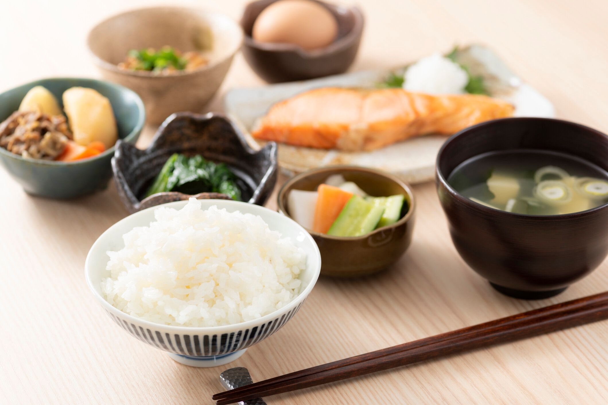 和食の朝食イメージ