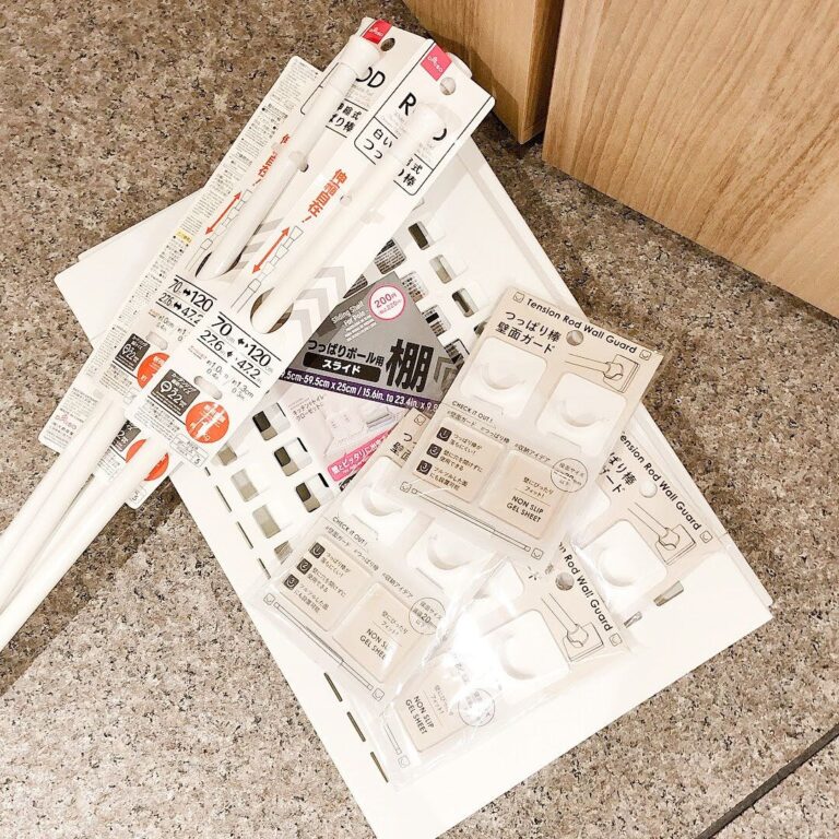 【ダイソー】棚の高さがもったいない！そんなときは棚板を簡単増設しよう